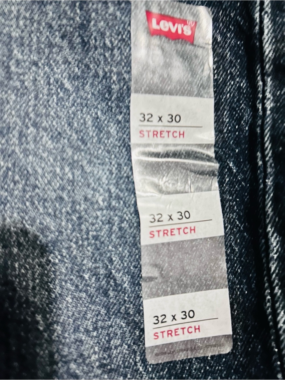 Levi's Blue Stretch Denim Jeans